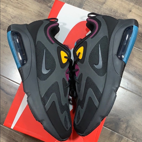 NIKE AIR MAX 200 Bl/Anthracite-Bordeaux - Picture 10 of 16